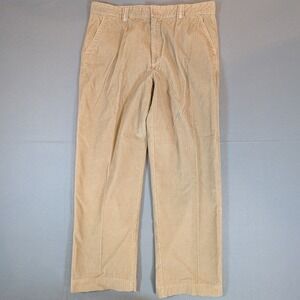 The Territory Ahead‎ Mens Khaki Corduroy Pants Straight Leg Size 40 Casual